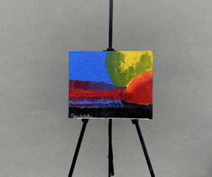 Full Moon Over the Haystack