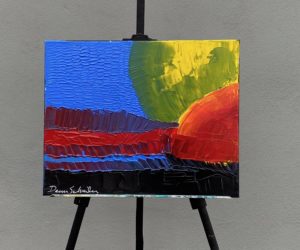 Full Moon Over the Haystack